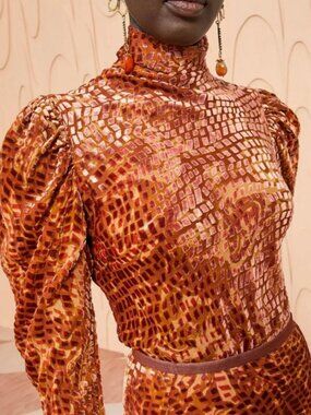 NWOT ULLA JOHNSON Althea Turtleneck in Sienna XS $450